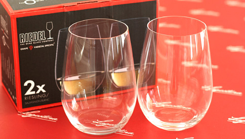 リーデルのタンブラー型ワイングラス2脚セット