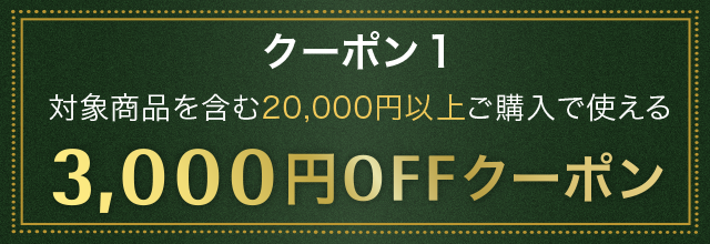 3000円OFFクーポン